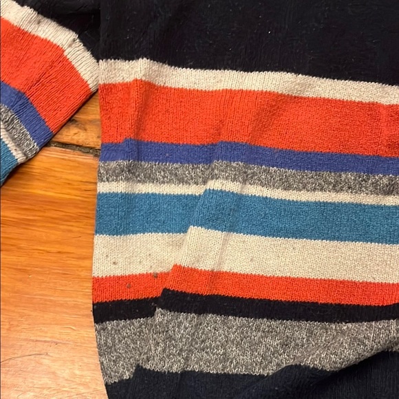 H&M Men's Colorful Striped Crewneck Sweater - Picture 3 of 4